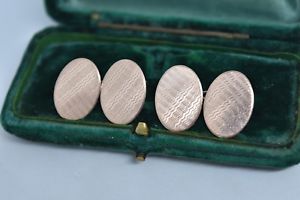 【送料無料】メンズアクセサリ&mdash;　ヴィンテージ9ctアールデコmensカフスリンク435gg144vintage 9ct rose gold mens cufflinks with an art deco design 435g g144｜hokushin