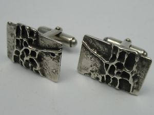 【送料無料】メンズアクセサリ―　835burkhardモニカolyトップヴィンテージカフスリンクburkhard and monika oly top vintage modernist cufflinks made of 835 silver
