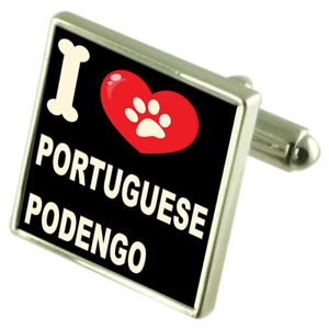 【貨物輸送無料】メンズ付属品― シルバーカフスボタンマネークリップポルトガルsilver 925 cufflinks amp; bond money clip  i love portuguese podengo