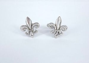 【送料無料】メンズアクセサリ— スターリングシルバーカフスボタンドルmiran 265083 sterling silver 925 fleurdelis cufflinks 102g rrp299|hokushin