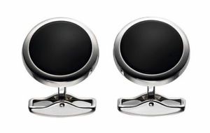 【送料無料】メンズアクセサリ— ポルシェデザインスターリングシルバーオニキスストーンカフスボタンブランド|hokushin