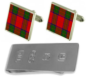 【送料無料】メンズアクセサリ―　タータンチェックロバートソンカフスボタンジェームスボンドマネークリップtartan clan robertson cufflinks amp; james bond money clip