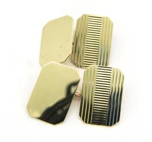 【送料無料】メンズアクセサリ&mdash;　ヴィンテージゴールドカフリンクスバーミンガムミントvintage 9ct gold chained cufflinks hallmark birmingham 1962 mint cond free pamp;p｜hokushin