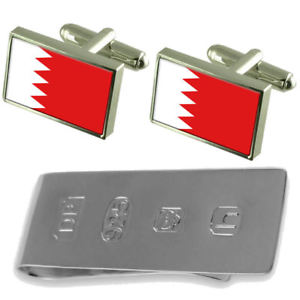 【貨物輸送無料】メンズ付属品― バーレーンカフスボタンジェームスボンドマネークリップbahrain flag cufflinks amp; james bond money clip