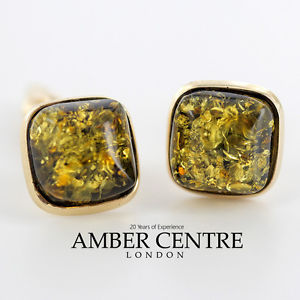 【貨物輸送無料】メンズ添え物― イタリア共和国カフスリンク￥ＦＲＧバルトitalian made german baltic amber インチ 9コンピュータ断層撮影法 solid gold cufflinks gf0028 rrp485