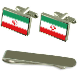 【送料無料】メンズアクセサリ— フラグシルバーカフスボタンタイクリップボックスセットirn flag silver cufflinks tie clip box gift set|hokushin
