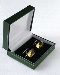 【送料無料】メンズアクセサリ―　アンティークシルバーカフスボタンロシアシトリンantique silver cufflinks 875 russia gilded, citrine