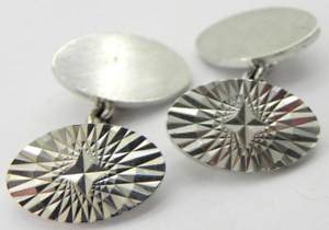 【送料無料】メンズアクセサリ―　ビンテージソリッドシルバーカフリンクスバーミンガムヘンリーグリフィスvintage solid silver cufflinks, birmingham 1970, by henry griffiths