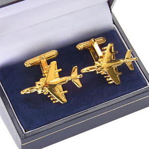 【送料無料】メンズアクセサリ―　ハリアーカフリンクスharrier gr7 gold plated cufflinks