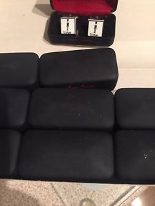 【送料無料】メンズアクセサリ&mdash;　スペンサーセラミックスクエアカフリンクスアッシャー9 lot of sonia spencer ceramic square cuff links usher boxed best man｜hokushin