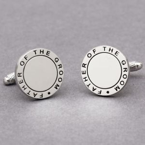 【送料無料】メンズアクセサリ— カフリンクスeternal father of the groom wedding cufflinks|hokushin