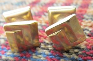 【送料無料】メンズアクセサリ— アールデコカフリンクスart deco expandable cufflinks|hokushin