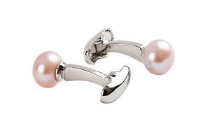 【送料無料】メンズアクセサリ― カフリンクスレディースカフピンクボックスリンクwomen cufflinks ladies cuff links pink freshwater pearl with gift box