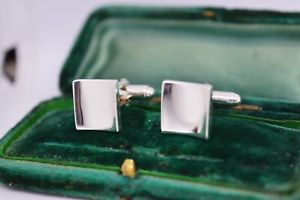 【送料無料】メンズアクセサリ―　ビンテージスターリングシルバーアールデコデザインカフリンクスvintage sterling silver cufflinks with an art deco design b113