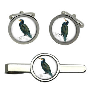 【送料無料】メンズアクセサリ―　オノドヒメウラウンドタイクリップセットcormorant round cufflink and tie clip set