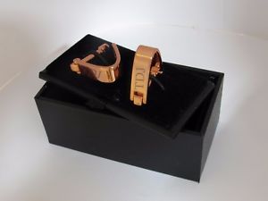 【送料無料】メンズアクセサリ―　rosegoldカフスリンクrgwaデラックスラップrosegold personalised deluxe wrap around engraved wedding cufflinks usher rgwa