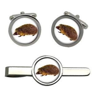 【送料無料】メンズアクセサリ&mdash;　ハリネズミカフスリンクネクタイピンセットhedgehog round cufflink and tie clip set｜hokushin 14,615円
