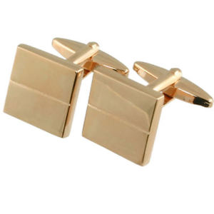 【送料無料】メンズアクセサリ―　ローズカフスリンクマットrose gold cufflinks contrast matt polished square 21,754円