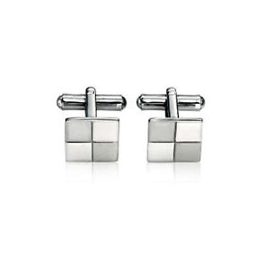 【送料無料】メンズアクセサリ―　デザイナフレッドベネットステンレスカフスボタンdesigner fred bennett stainless steel brushed and polished cufflinks v319