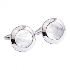 【送料無料】メンズアクセサリ―　カフスリンクmother of pearl cufflinks