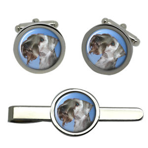 【送料無料】メンズアクセサリ―　チェスキーテリアラウンドタイクリップセットcesky terrier round cufflink and tie clip set
