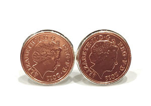 【送料無料】メンズアクセサリ―　カフスボタンコインluxury 7th copper wedding anniversary cufflinks 1p coins from 2011 14,235円