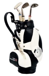 【貨物輸送無料】メンズ付属物― ゴルフバッグノベルティーペンセットgolf bag novelty pen set cmggphc men s