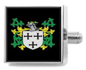 【送料無料】メンズアクセサリ― イングランドアームカフリンクスパーソナライズケースコートhiggins england family crest surname coat of arms cufflinks personalised case