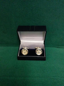 【送料無料】メンズアクセサリ― カフスボタンスポークfive spoke wheels cufflinks   silver plated