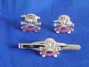 【送料無料】メンズアクセサリ― ロイヤルカフリンクタイグリップクリップセットqueens royal lancers   qrl  cuff link and tie grip  clip gift set