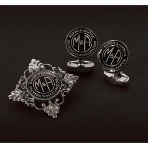 【送料無料】メンズアクセサリ―　カスタムロゴエナメルカフスボタンロゴカフリンクスcustom logo enamel cufflinks corporate logo cufflinks