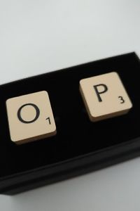 【送料無料】メンズアクセサリ―　オリジナルヴィンテージスクラブルタイルシルバープレートカフリンクス