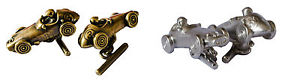 【貨物輸送無料】メンズ佩び物― ビンテージレースカーカフリンクスプレゼンテーションvintage racing car cufflinks with presentation tin  choice of two finishes