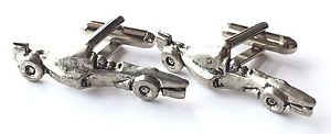 【送料無料】メンズアクセサリ―　フォーミュラレースカーピューターカフリンクスボックスformula racing car hand made pewter cufflinks n274 gift boxed
