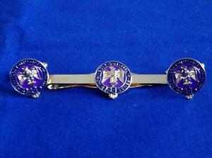 【送料無料】メンズアクセサリ― ロイヤルカフリンクタイグリップクリップセットroyal anglians 3rd battalion  the pompadors  cuff link and tie grip  clip set