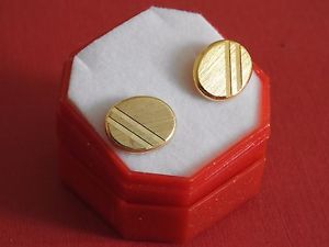 【送料無料】メンズアクセサリ―　メッキカフスボタンボックスコストbnib gold plated cufflinks gift box cost 49