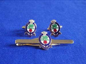 【送料無料】メンズアクセサリ― プリンセスウェールズロイヤルカフリンクタイグリップクリップセットprincess of waless royal regiment  pwrr  cuff link and tie grip  clip set