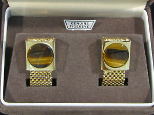 【送料無料】メンズアクセサリ— スワンクメッシュラップカフスボタンオリジナルボックスswank genuine tigereye mesh wrap cufflinks original box|hokushin