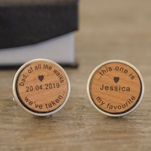 【送料無料】メンズアクセサリ&mdash;　カフリンクスof all the walks wedding cufflinks wooden｜hokushin