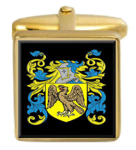 【送料無料】メンズアクセサリ&mdash;　イングランドカフスボタンボックスコートhargreaves england family crest surname coat of arms gold cufflinks engraved box｜hokushin