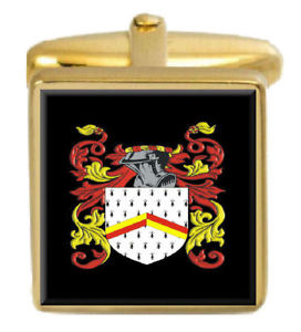 【送料無料】メンズアクセサリ―　スコットランドカフスボタンボックスコートcassie scotland family crest surname coat of arms gold cufflinks engraved box