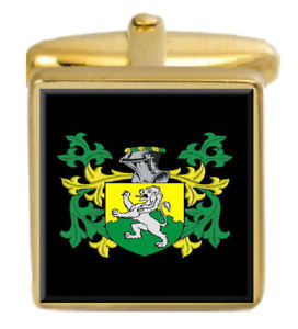 【送料無料】メンズアクセサリ―　スコットランドカフスボタンボックスコートmcadam scotland family crest surname coat of arms gold cufflinks engraved box