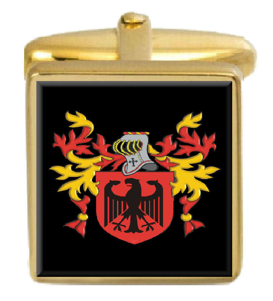 【送料無料】メンズアクセサリ―　キャシディアイルランドカフスボタンボックスコートcassidy ireland family crest surname coat of arms gold cufflinks engraved box