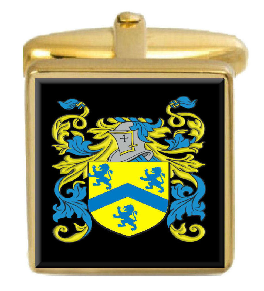 【送料無料】メンズアクセサリ―　スタブズイングランドカフスボタンボックスコートstubbs england family crest surname coat of arms gold cufflinks engraved box