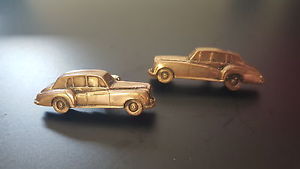 【貨物輸送無料】メンズ佩び物― ロールスロイスクリップトニーrolls royce 2xcufflinks ref212 2xtie  clips 1369tony copper