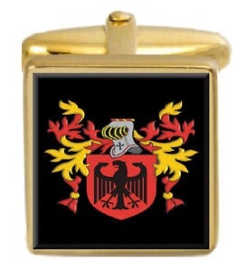 【送料無料】メンズアクセサリ―　イングランドカフスボタンボックスセットファミリークレストコートhopgood england family crest coat of arms heraldry cufflinks box set engraved