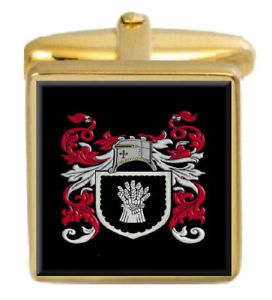 【送料無料】メンズアクセサリ― スコットランドカフスボタンボックスセットファミリークレストコートstoddard scotland family crest coat of arms heraldry cufflinks box set engraved|詳細画像