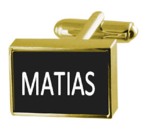 【送料無料】メンズアクセサリ―　カフリンクスマネークリップマティアスengraved money clip with cufflinks name matias