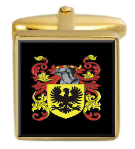 【貨物輸送無料】メンズ付属物― hitchbornカフスリンクボックスセットhitchborn england family crest coat of arms heraldry cufflinks box set engraved