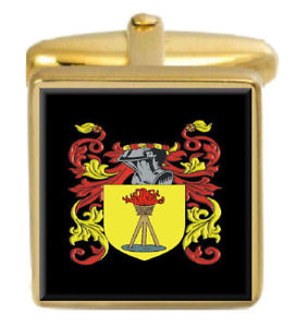 【貨物輸送無料】メンズ付属物― イングランドカフスボタンボックスセットファミリークレストコートyarde england family crest coat of arms heraldry cufflinks box set engraved